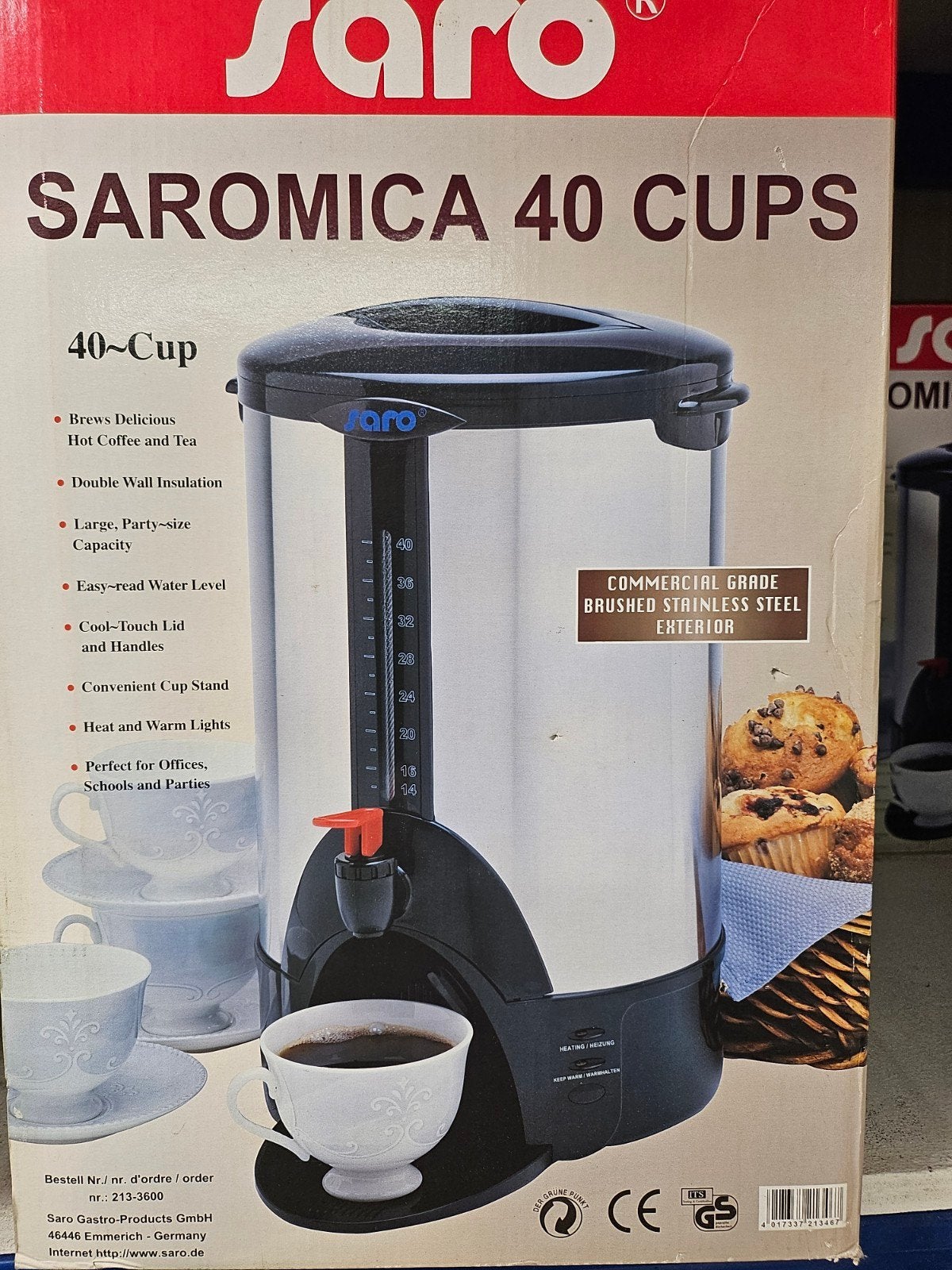 koffie machine saro, 10 kopjes of meer, Koffiemachine, Gemalen koffie, Ophalen of Verzenden