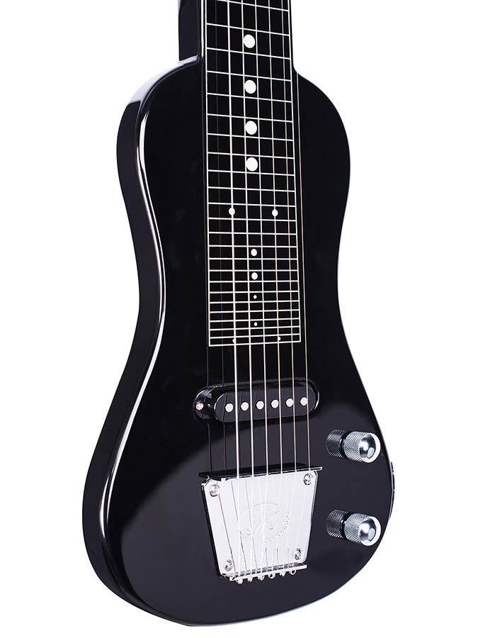 SX LG3BK lapsteel gitaar - Zwart, inclusief tas en slide, ., Nieuw, Ophalen of Verzenden, .