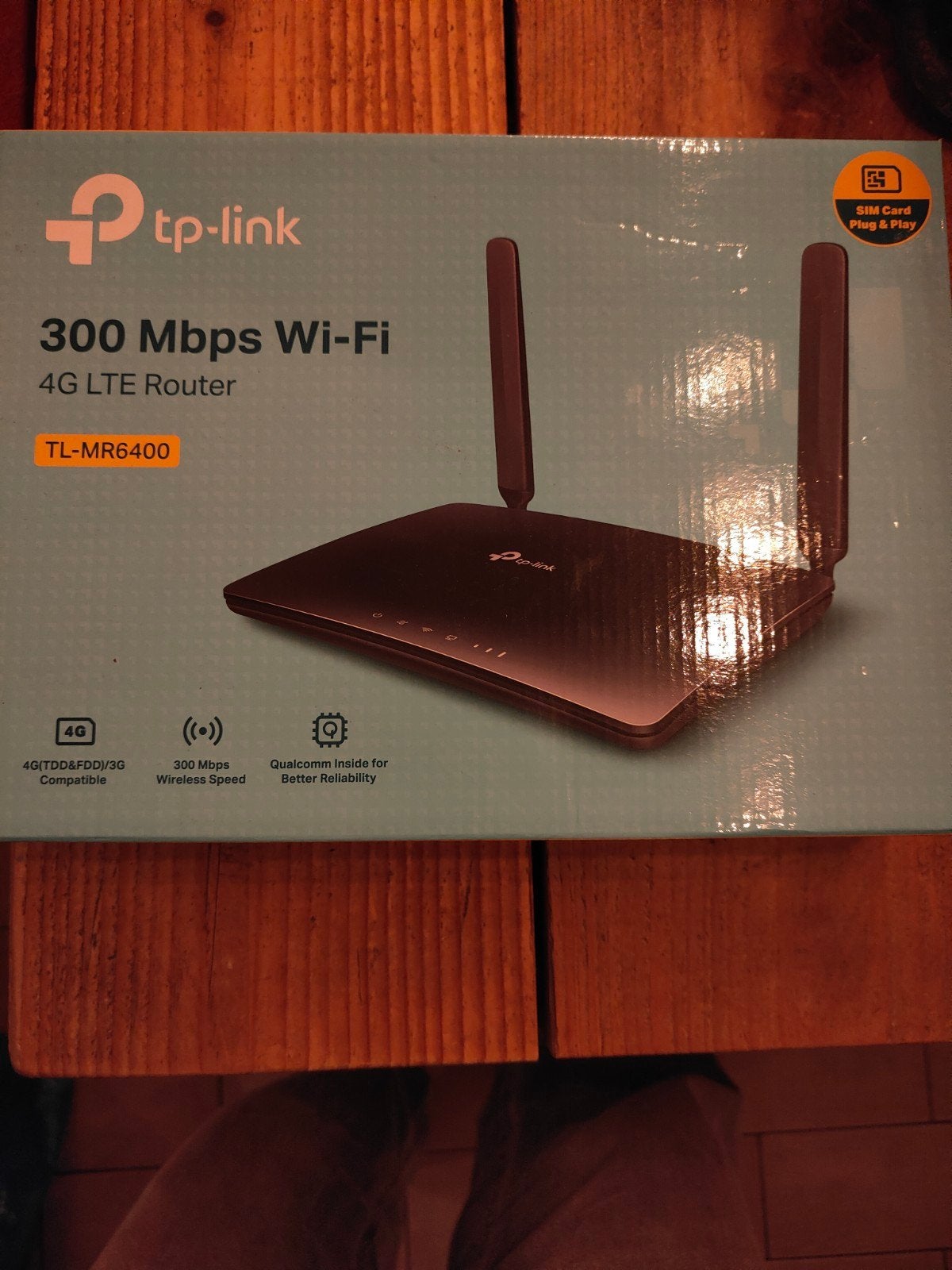 TP-Link TL-MR6400 4G LTE Router - Zo goed als nieuw, Ophalen of Verzenden, Gebruikt, Router, TP-Link