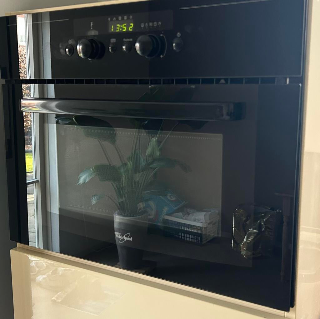 Inbouw Combi magnetron oven van Whirlpool, Ophalen, Gebruikt, 45 tot 60 cm