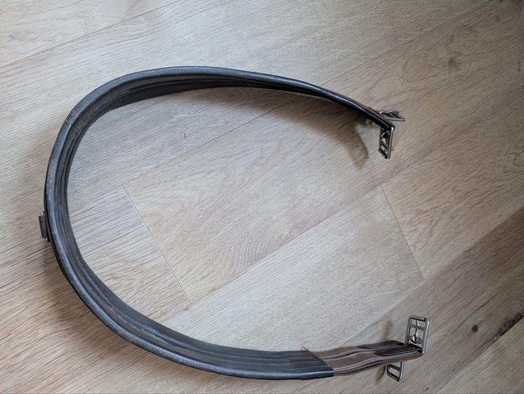 Leren singel bruin 125 cm, Dieren en Toebehoren, Ophalen of Verzenden