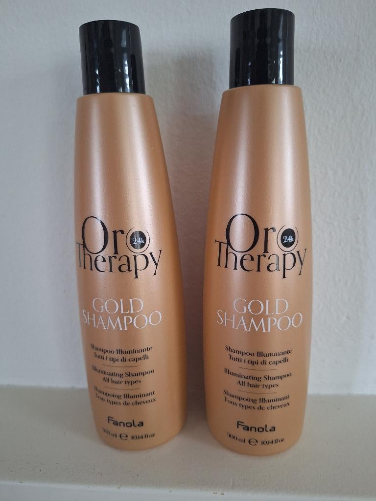 Fanola Oro Therapy Gold Shampoo 300ml, Ophalen of Verzenden, Nieuw, Shampoo of Conditioner
