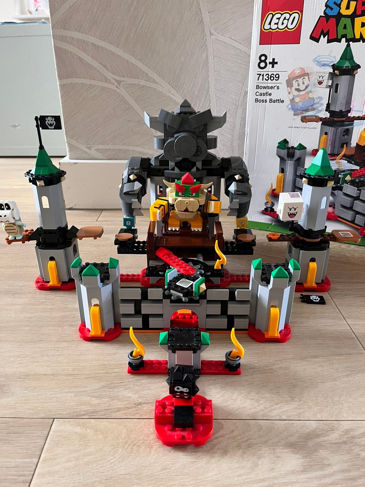 Lego Bowser kasteel, Gebruikt, Overige thema's, Lego, Ophalen of Verzenden