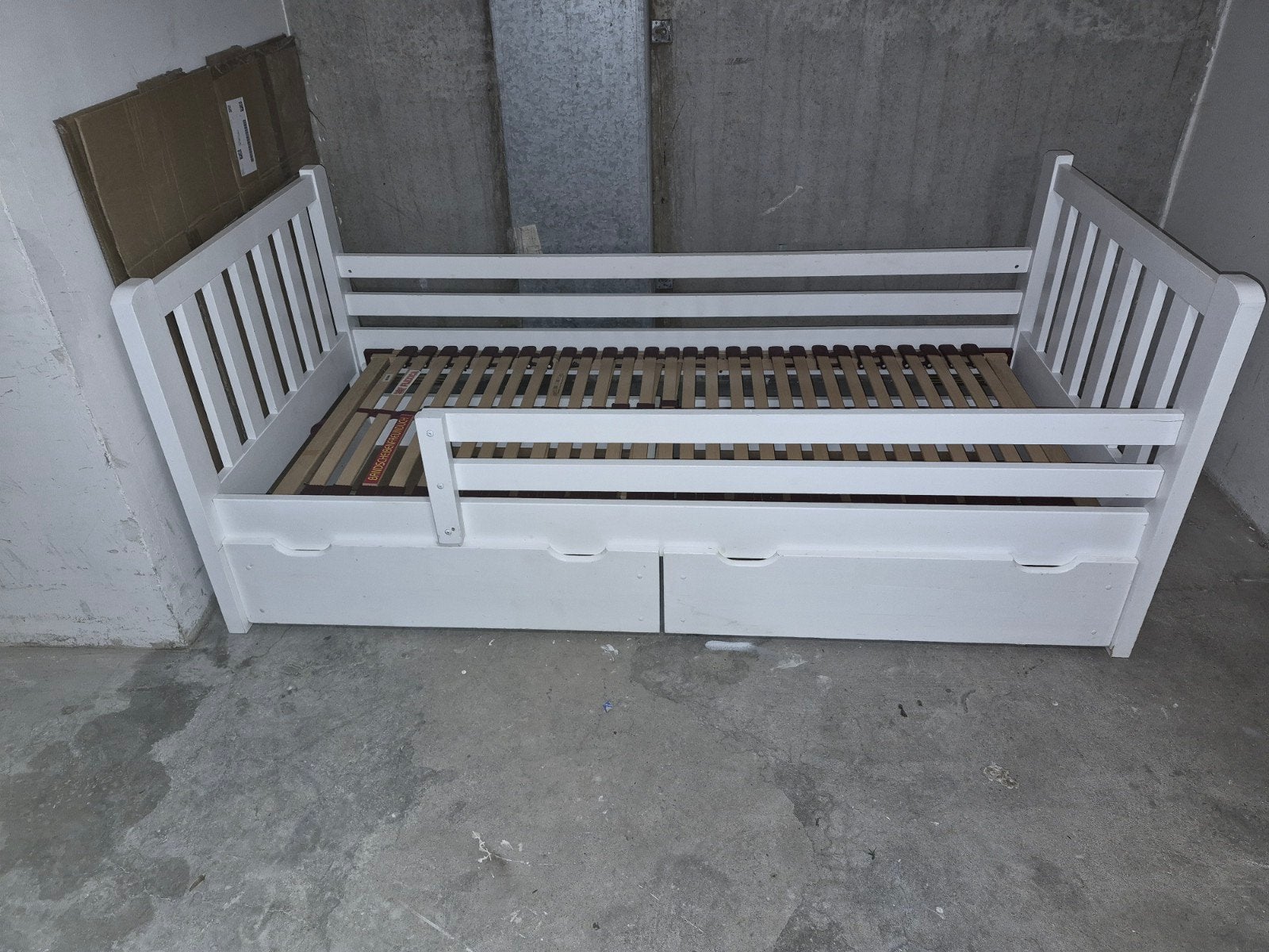 meisjes bed  met opberglades, Ophalen, Gebruikt, 90 cm, Eenpersoons