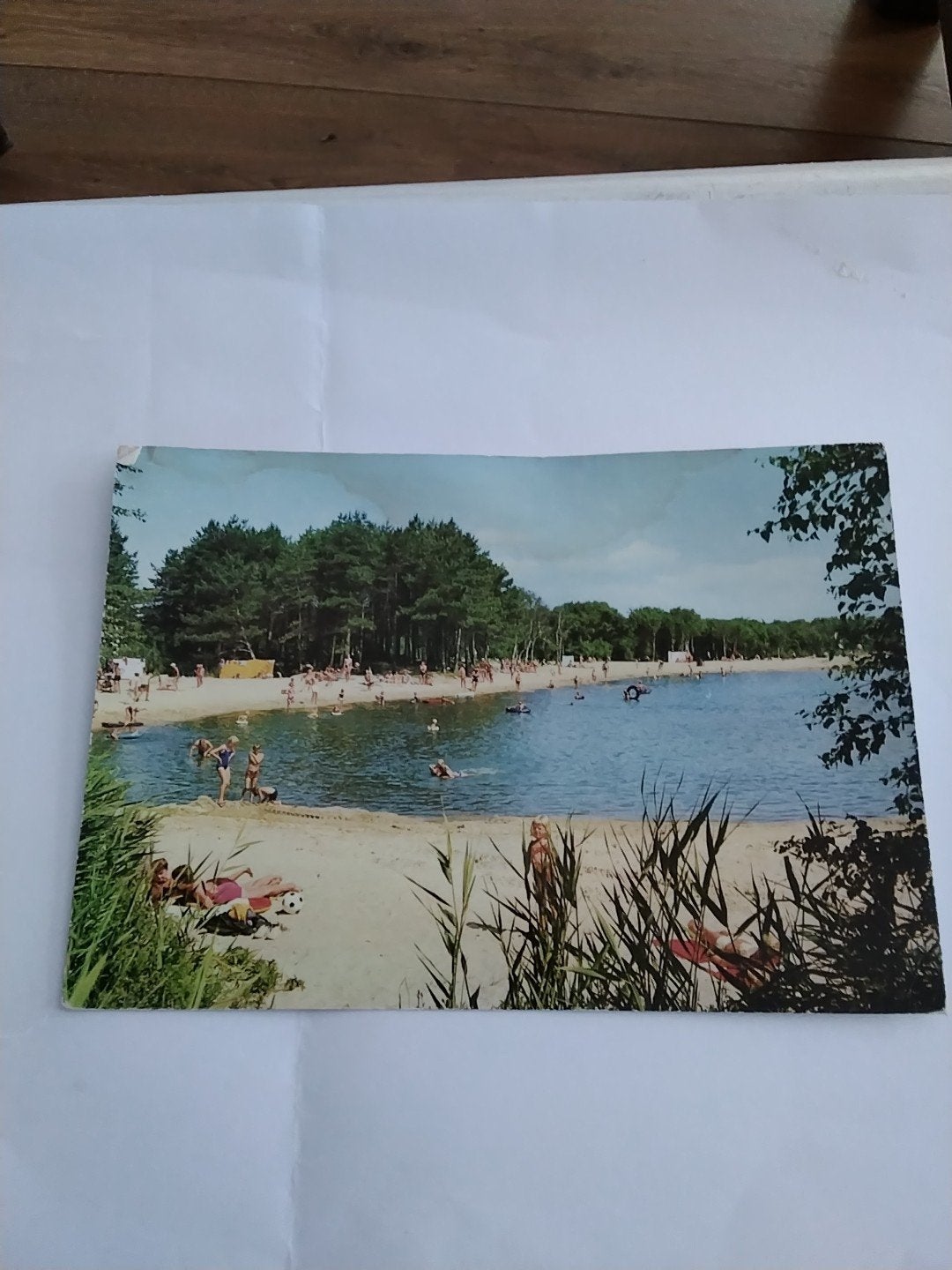 Oude ansichtkaart Schiermonnikoog - Strand en meer 1971, Ophalen of Verzenden, 1960 tot 1980, Gelopen, Waddeneilanden