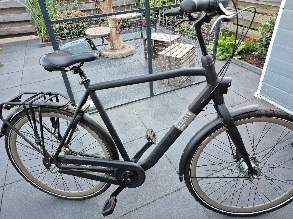 Herenfiets, Ophalen, Velgrem, Zo goed als nieuw, 61 tot 65 cm