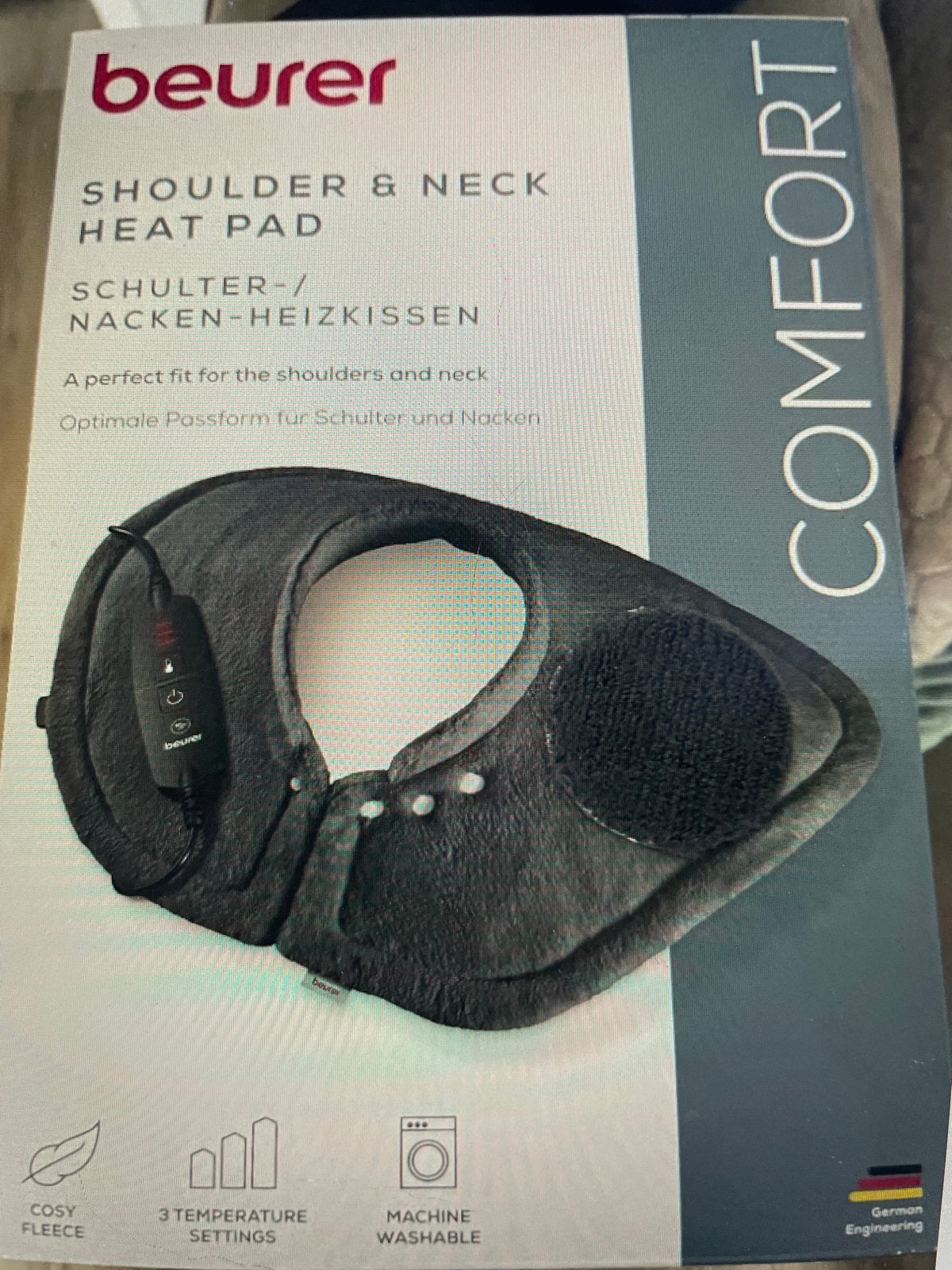 Beurer Nek- en Schouder Warmtekussen - Comfort & Ontspanning, Ophalen, Nieuw, Overige typen