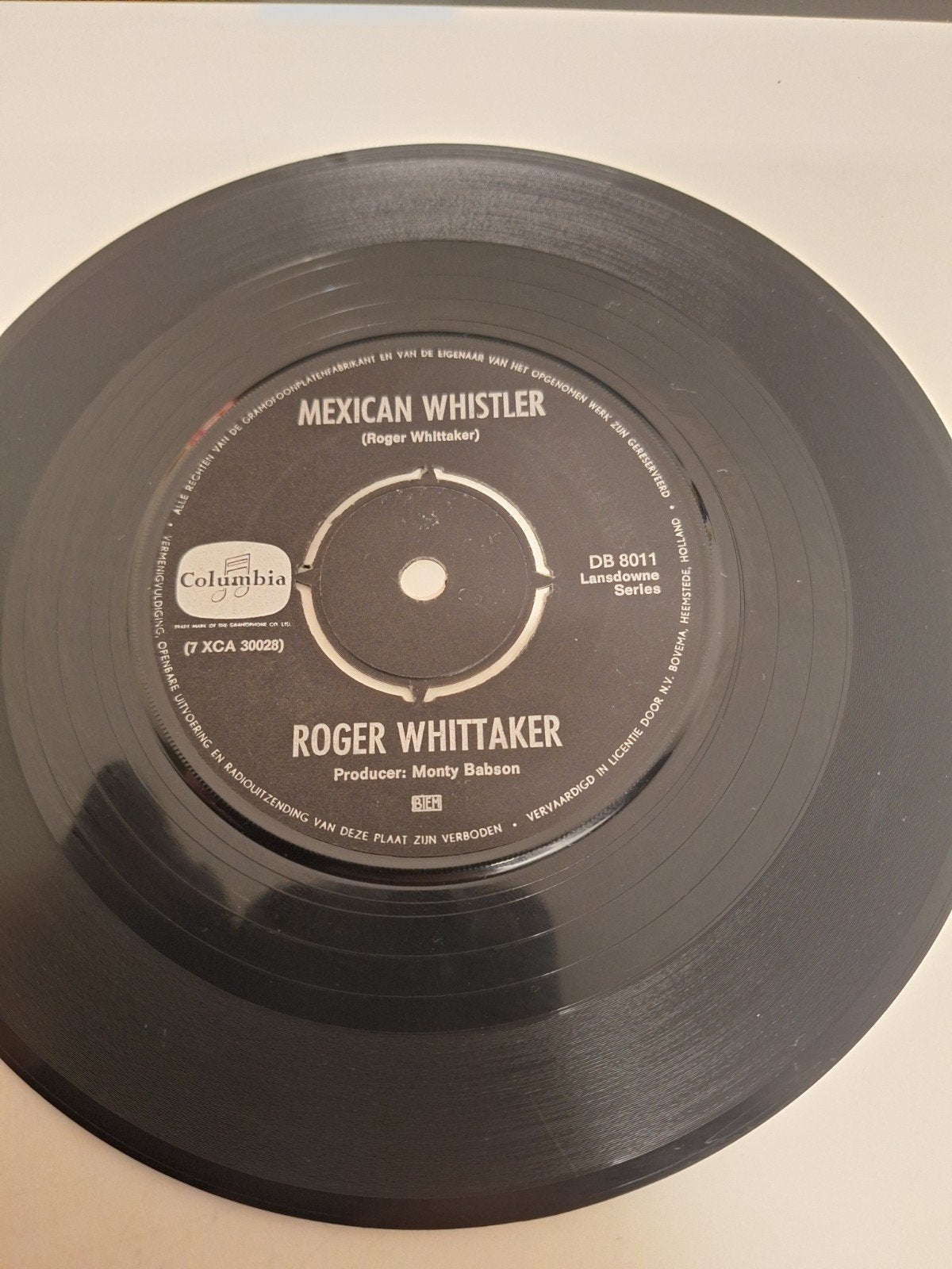 Roger Whittaker - Mexican Whistler, 1968., Cd's en Dvd's, Vinyl | Pop, Verzenden, 7 inch, Pop