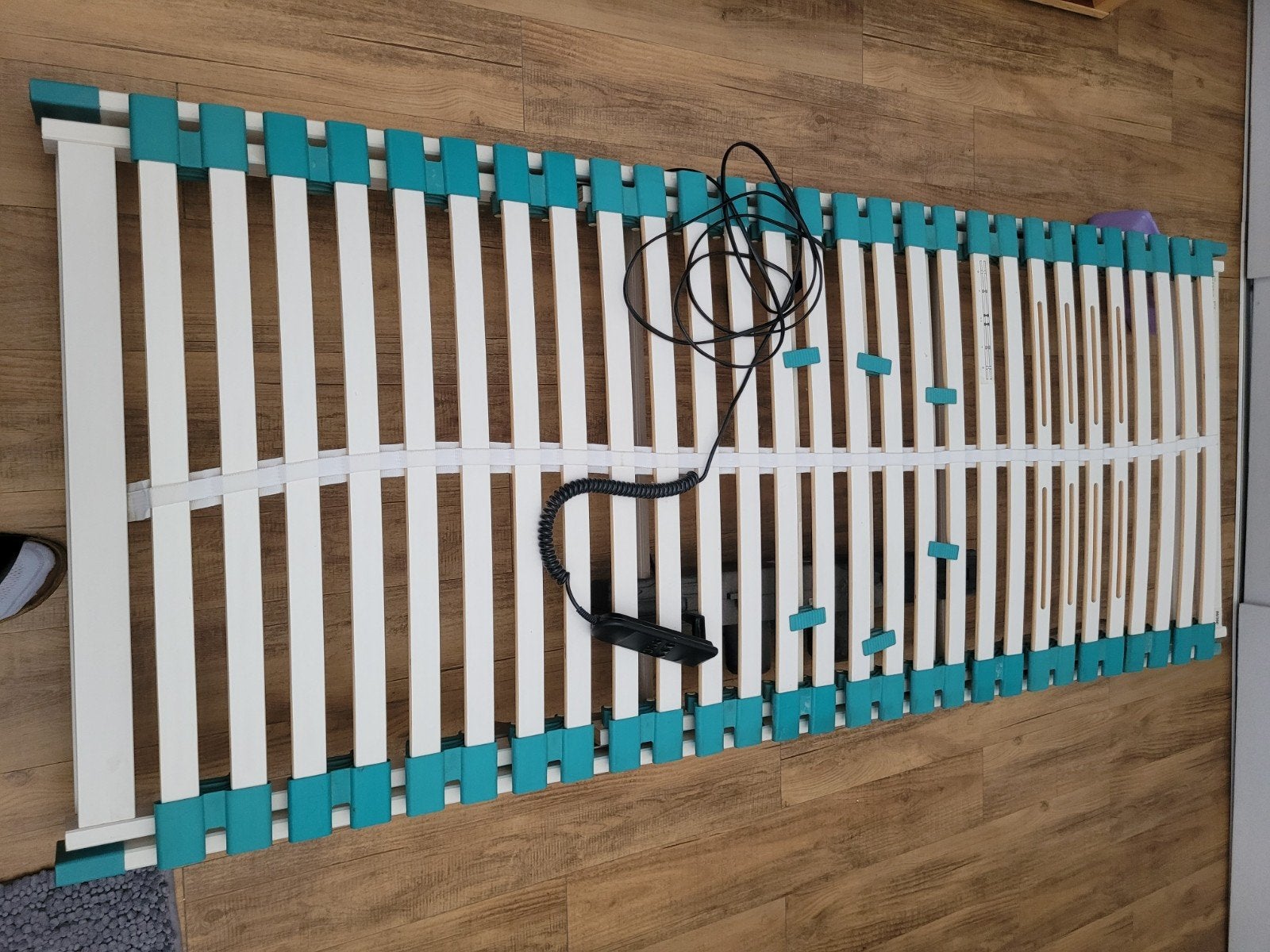 Elektrische bedbodem, Ophalen, Eenpersoons, Zo goed als nieuw, 80 cm