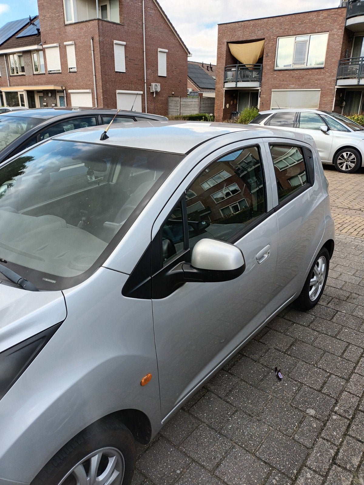 Chevrolet Spark 1.0 Bifuel 2012 Grijs start niet meer, Auto's, Chevrolet, 65 pk, 15 km/l, 37 €/maand, Origineel Nederlands