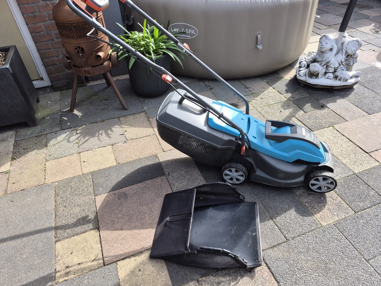 gardena grasmaaier, Tuin en Terras, Ophalen, Gebruikt