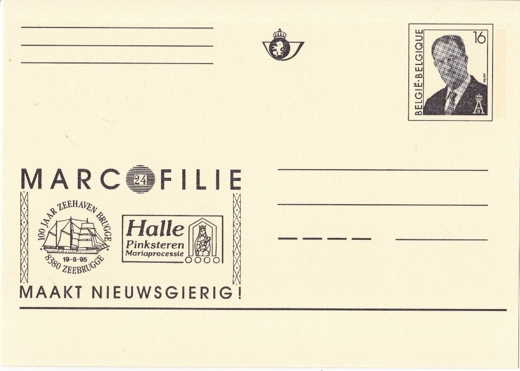 België – geïll. briefkaart – Albert – type MTVM - ongelopen, Verzenden, Briefkaart