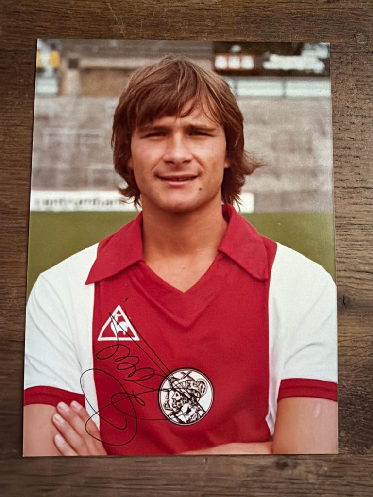 Gesigneerde foto van Peter Boeve uit de jaren '70, Verzamelen, 1960 tot 1980, Gebruikt, Foto, Ophalen of Verzenden