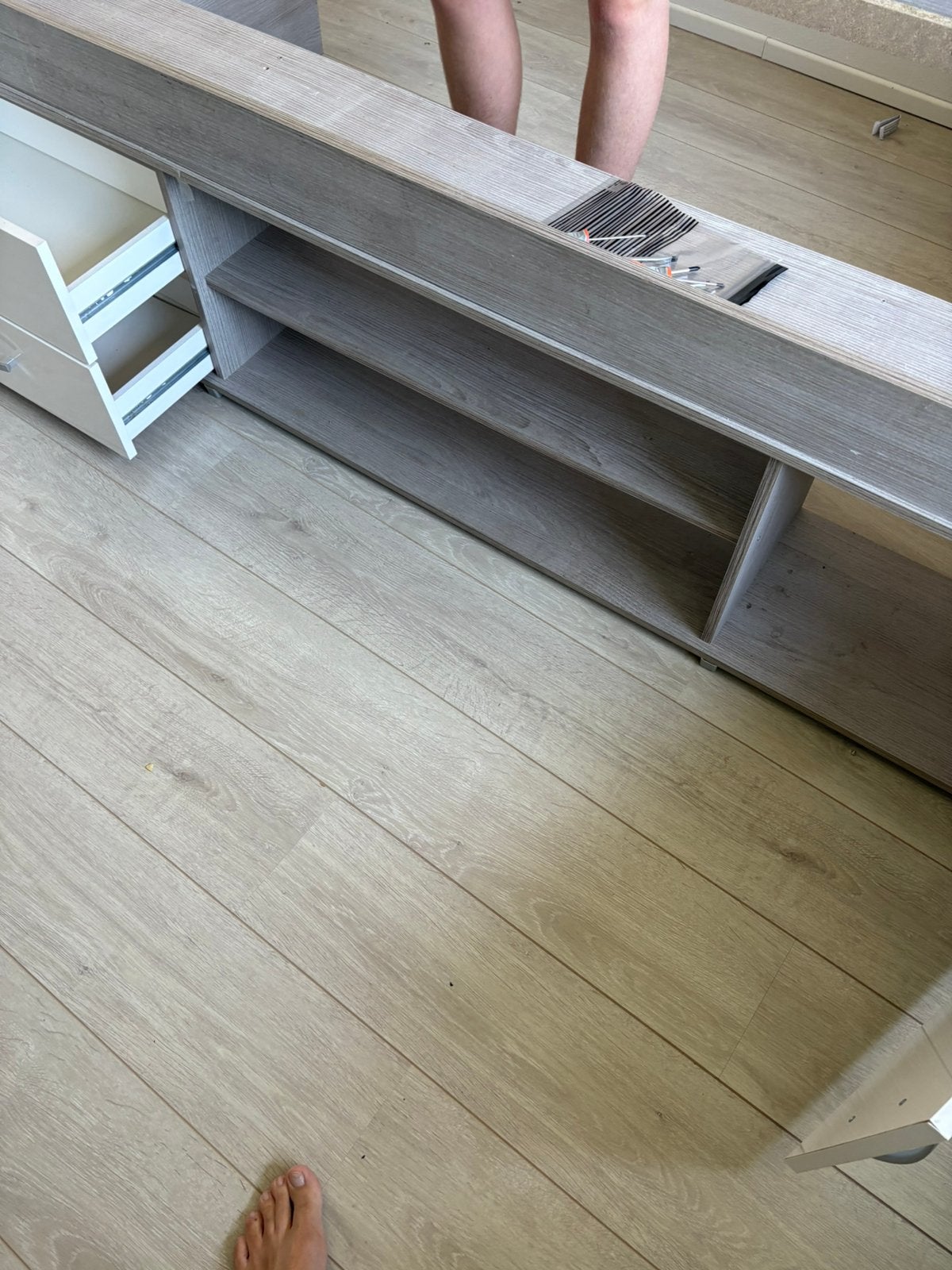 Standaard kinderbed met lades en deurtje, Ophalen, Zo goed als nieuw, Laminaat