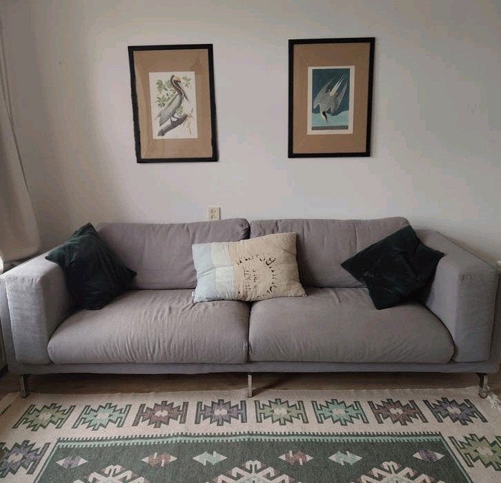 Comfortabele nette 3-zits ikea bank, Gebruikt, Driepersoons, 75 tot 100 cm, Ophalen of Verzenden