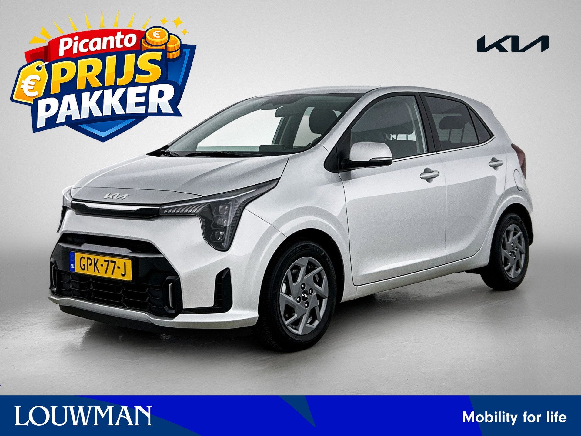 Kia Picanto 1.0 DPI DynamicPlusLine | automaat | parkeercame, 12 maanden, Stof, Origineel Nederlands, Bedrijf
