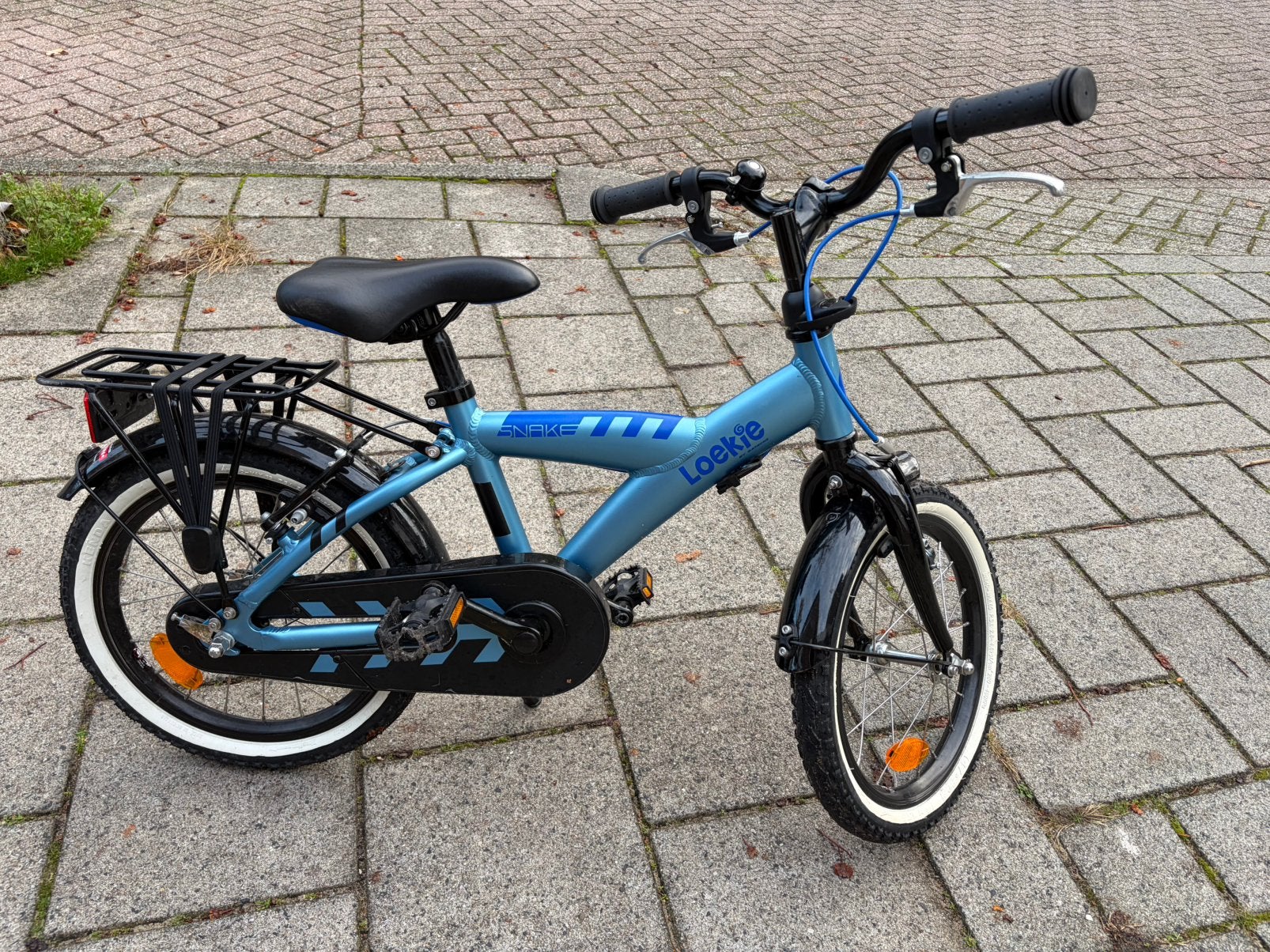 Kinderfiets jongen 16 inch Loekie, Fietsen en Brommers, Ophalen, Zo goed als nieuw, 16 inch