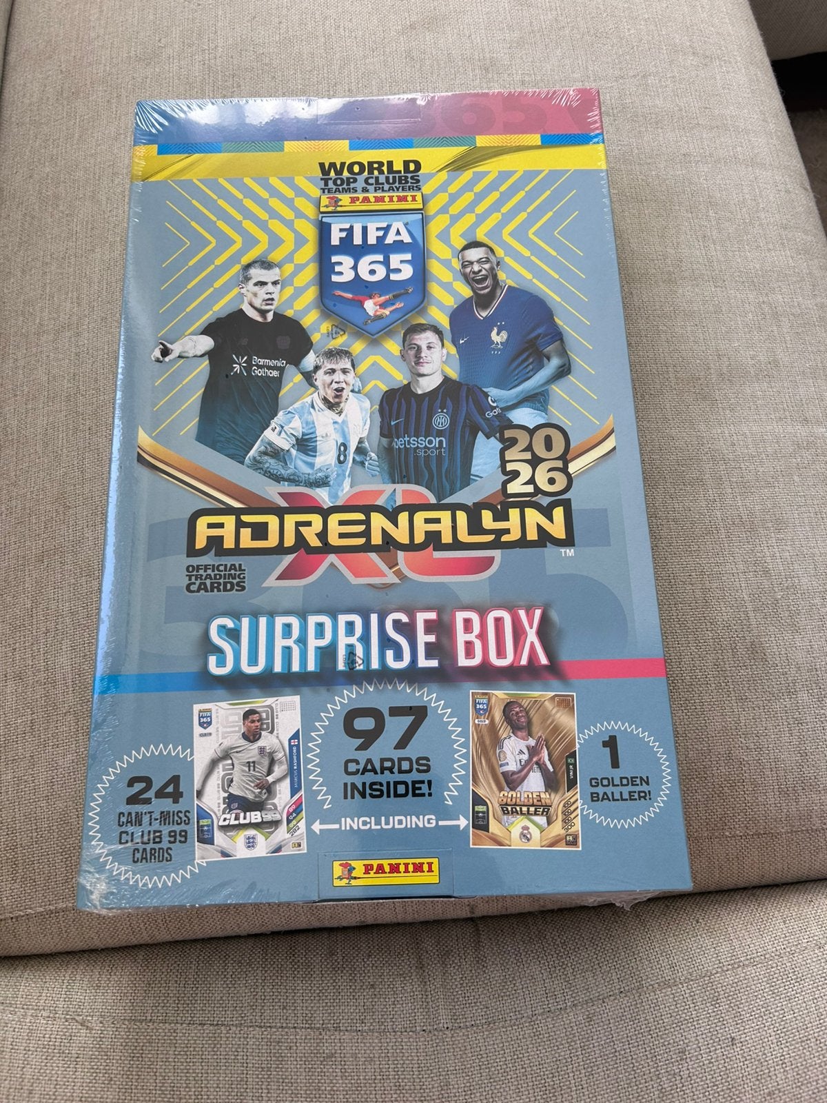 Panini 365 fifa boosterbox adrenalyn, Ophalen of Verzenden, Nieuw, Boosterbox, Foil