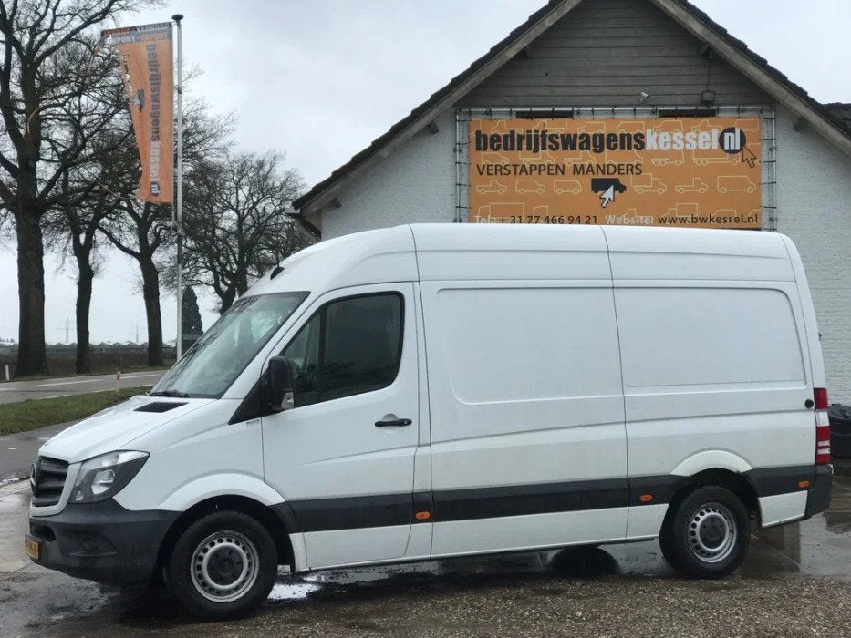 Mercedes-Benz Sprinter 313 2.2 CDI L2H2 AC Trekhaak 2.8t., Auto's, Euro 5, Gebruikt, Zwart, 4 cilinders