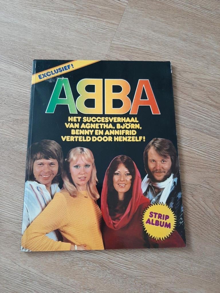 ABBA stripboek., Verzamelen, Ophalen of Verzenden, Foto of Kaart