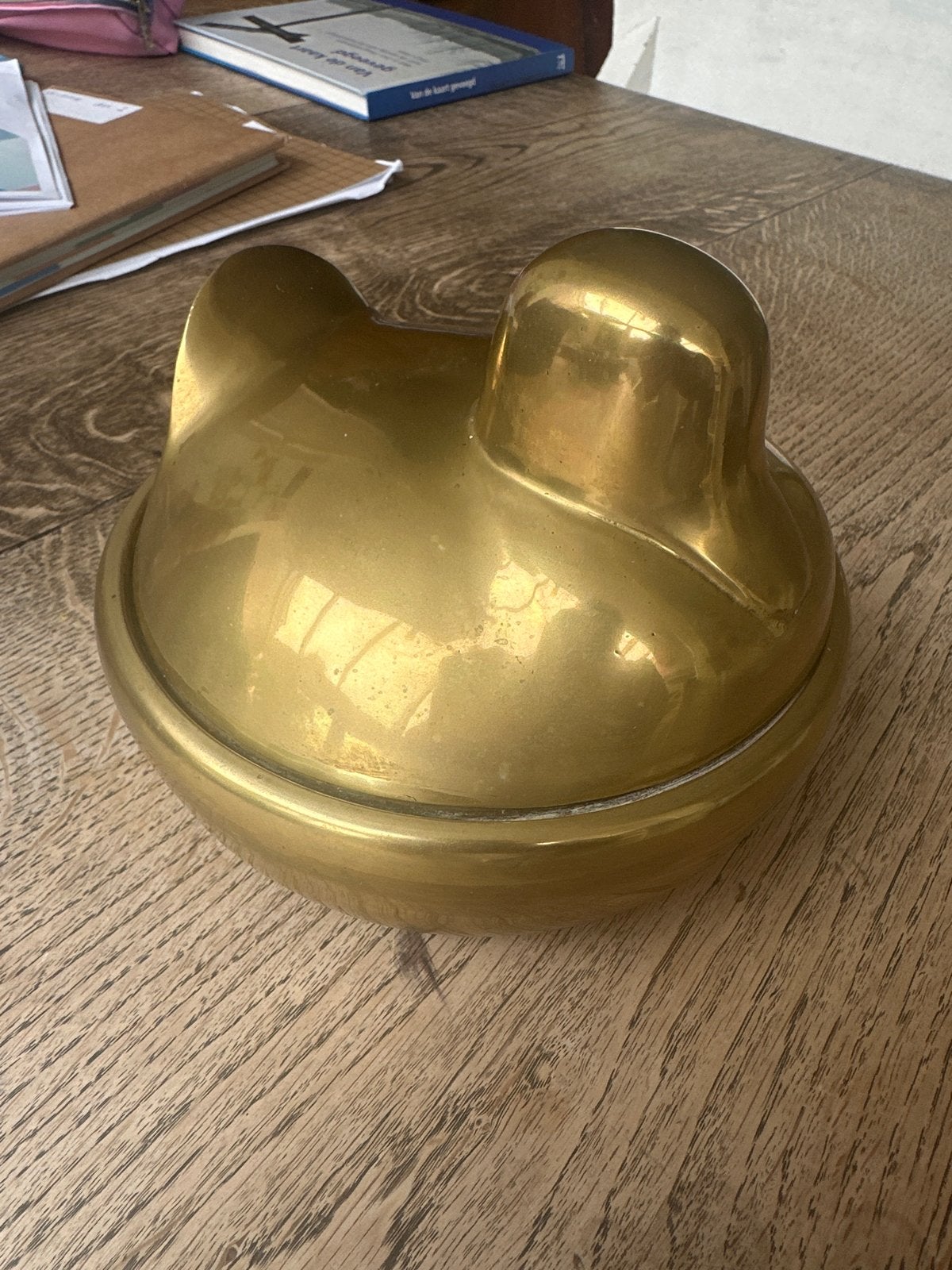 Vintage Messing Eend Doosje - Decoratief en Functioneel, Antiek en Kunst, Ophalen of Verzenden, Koper