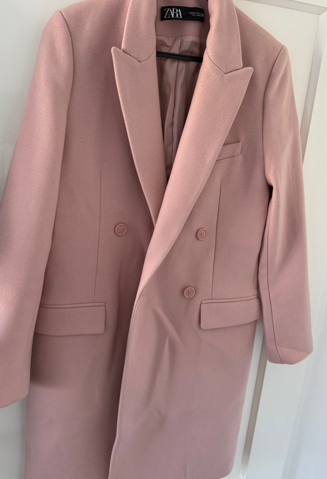 Jas wol XS, Kleding | Dames, Ophalen of Verzenden, Zo goed als nieuw, Roze