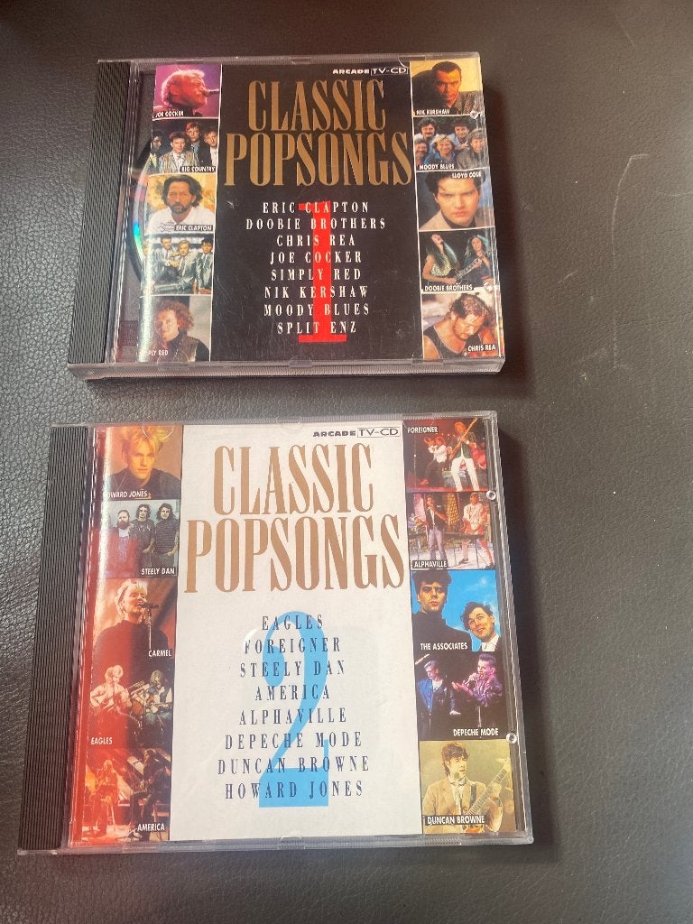 Classic Popsongs 1 & 2 - Diverse Artiesten (CD), Gebruikt, Pop, Ophalen of Verzenden, Verzamelalbum