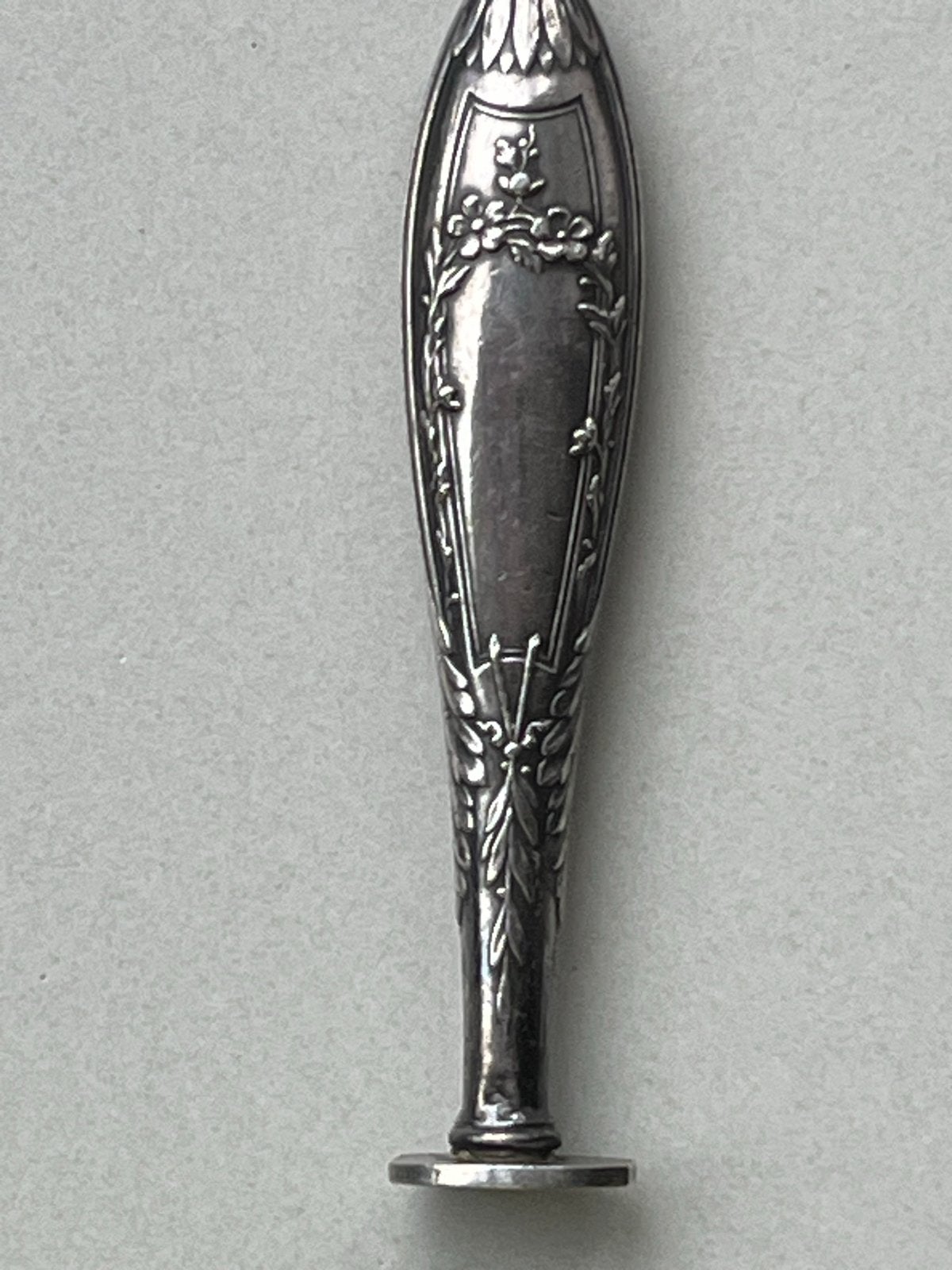 Art Nouveau Zilveren Lakstempel met Frans Keur, Verzenden, Zilver
