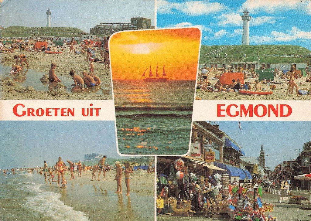 Groeten uit Egmond, Ophalen of Verzenden, 1980 tot heden, Gelopen, Noord-Holland