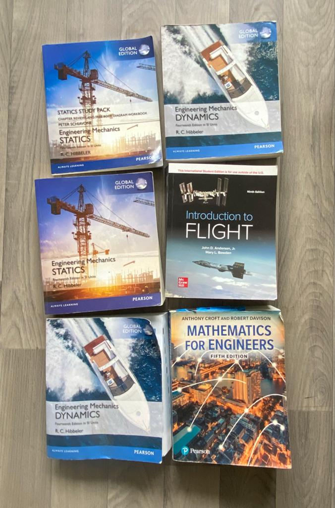 Set of 6 engineering books (English), Ophalen of Verzenden, Beta, Zo goed als nieuw, WO