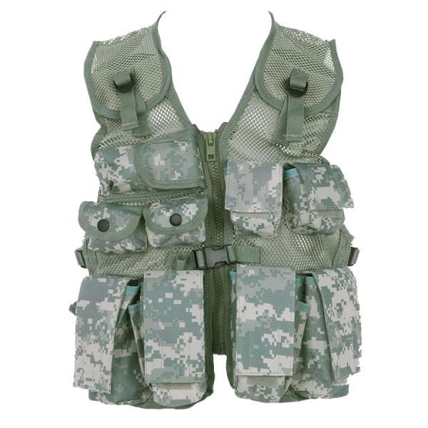 Kids Tactisch Vest met Digitale Camouflage - Militair Stijl, Ophalen, Overige soorten, Overige gebieden, Kleding of Schoenen