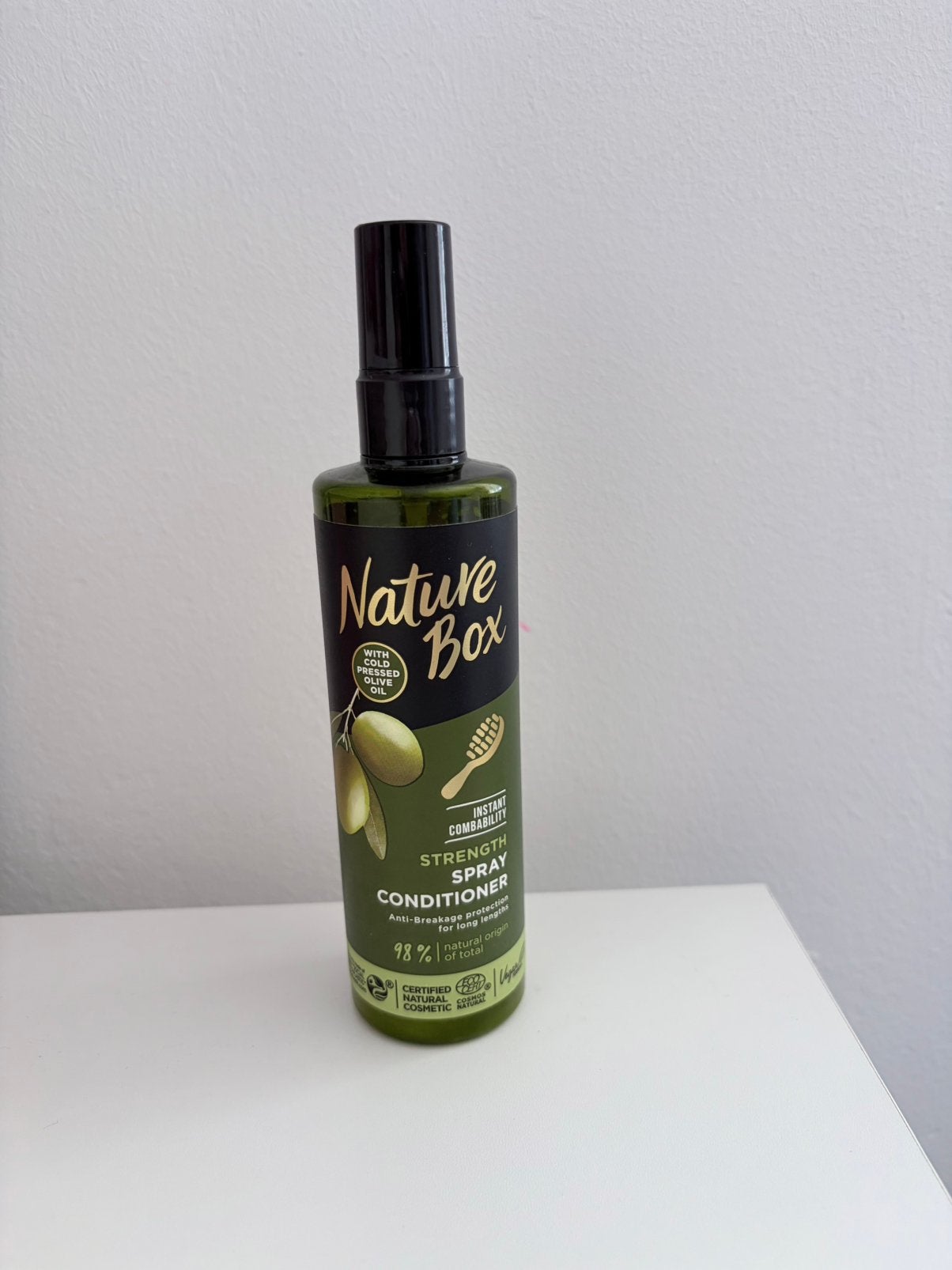 Nature Box Conditioner Spray, Ophalen of Verzenden, Zo goed als nieuw, Shampoo of Conditioner