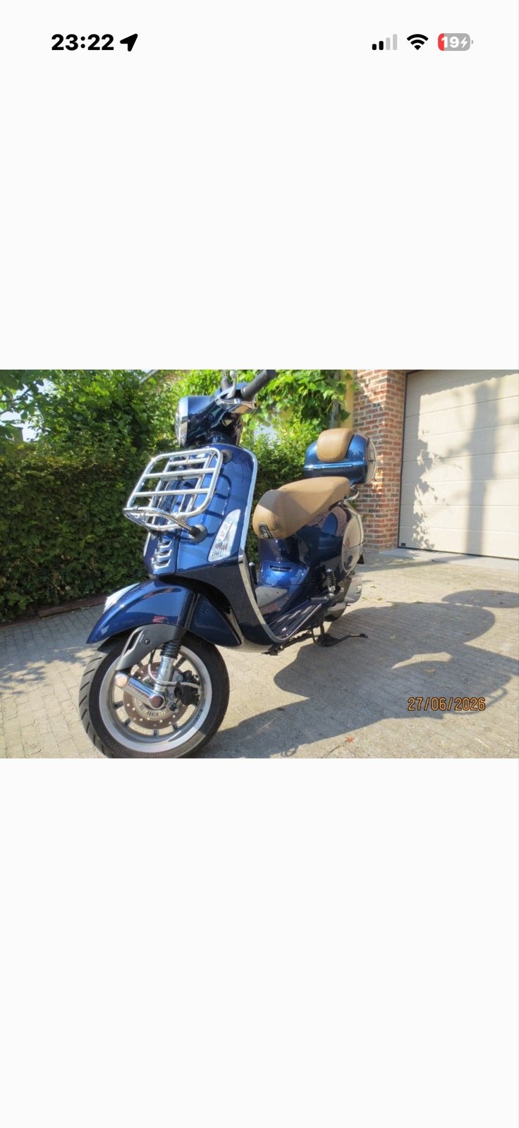 Vespa 125cc gezocht zonder 123, Ophalen, Gebruikt, Maximaal 45 km/u, Overige modellen