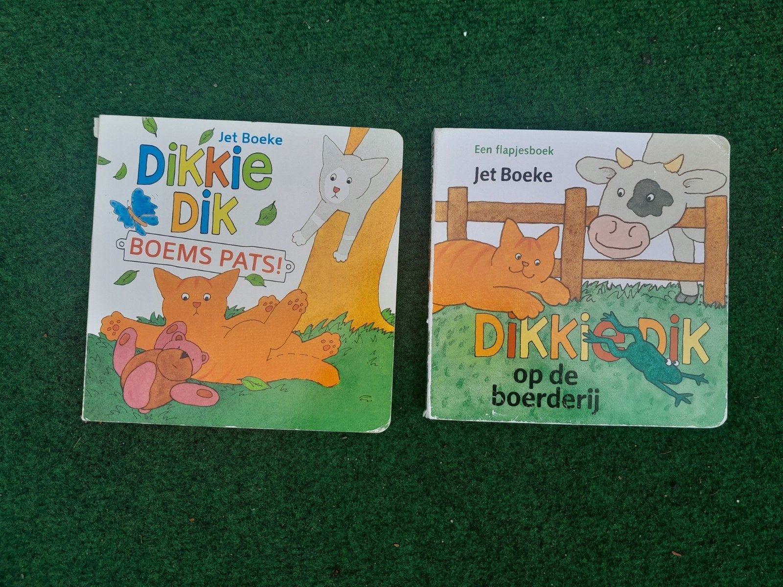 Dikkie Dik Boekjes: Boems Pats! en op de boerderij, Boeken, Kinderboeken | Baby's en Peuters, Gelezen, Jet Boeke, Ophalen of Verzenden