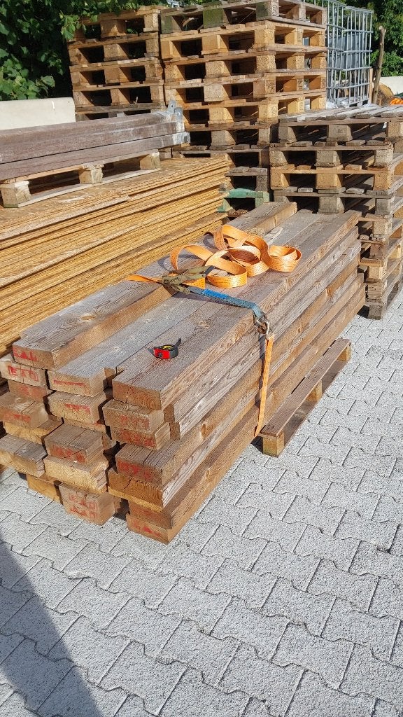 Vuren gordingen balken, Doe-het-zelf en Verbouw, Hout en Planken, Ophalen, Gebruikt, Minder dan 25 mm, 200 tot 250 cm