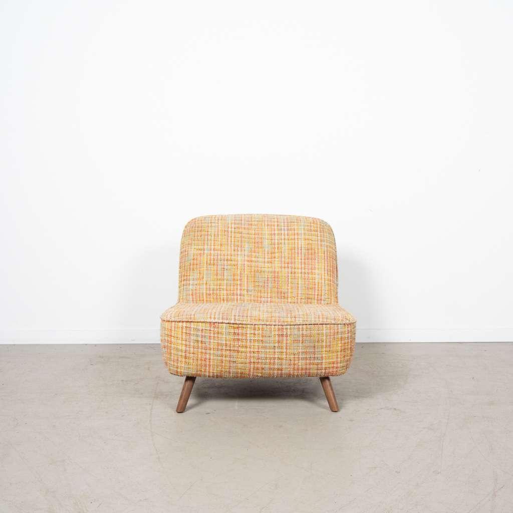 2x Moooi Cocktail Fauteuil Geruit Stof, Huis en Inrichting, Fauteuils, Niet ingevuld, Minder dan 75 cm, Niet ingevuld, Zo goed als nieuw
