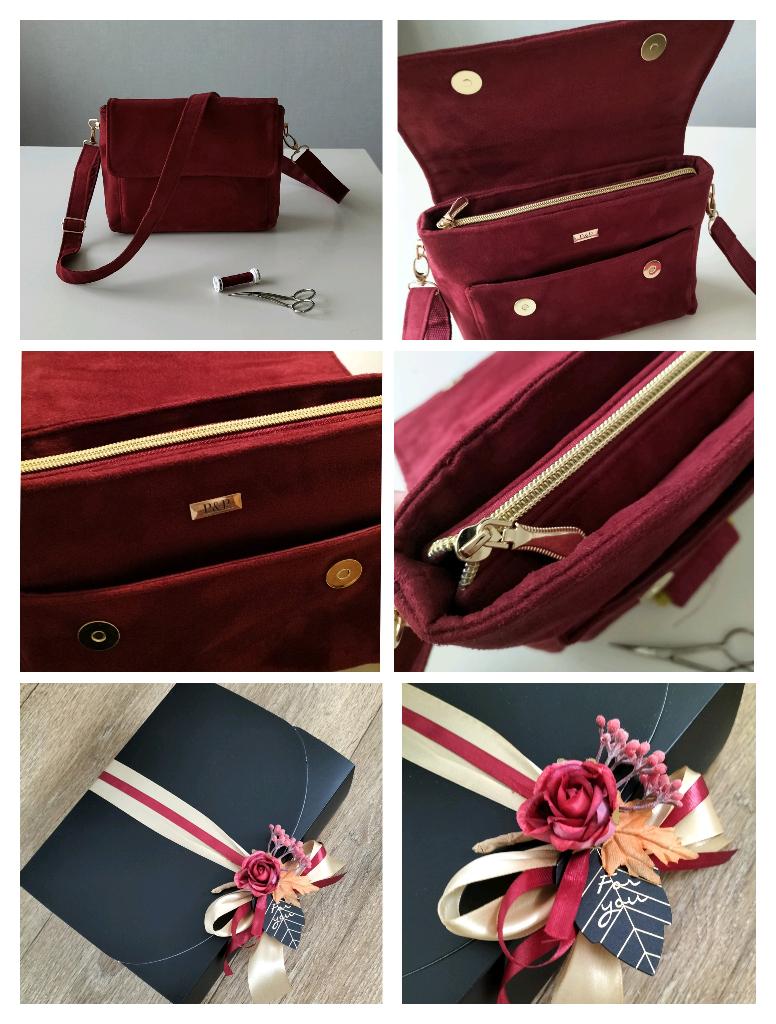 Handgemaakte tassen suede of kunstleer op bestelling, Verzenden, Nieuw, Overige kleuren, Schoudertasje