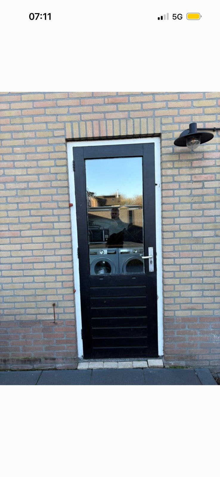 Buitendeur, Doe-het-zelf en Verbouw, Ophalen, Gebruikt, Minder dan 80 cm, Buitendeur