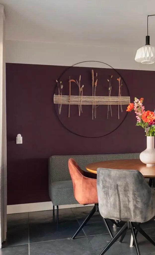 Stalenring exclusief droogbloemen 122cm, Huis en Inrichting, Ophalen of Verzenden, Zo goed als nieuw