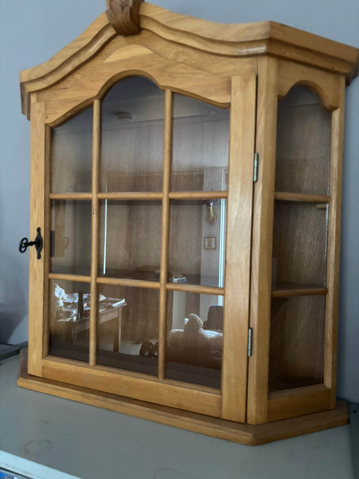 Vitrine kastje, Ophalen, Gebruikt, 50 tot 100 cm, Minder dan 100 cm