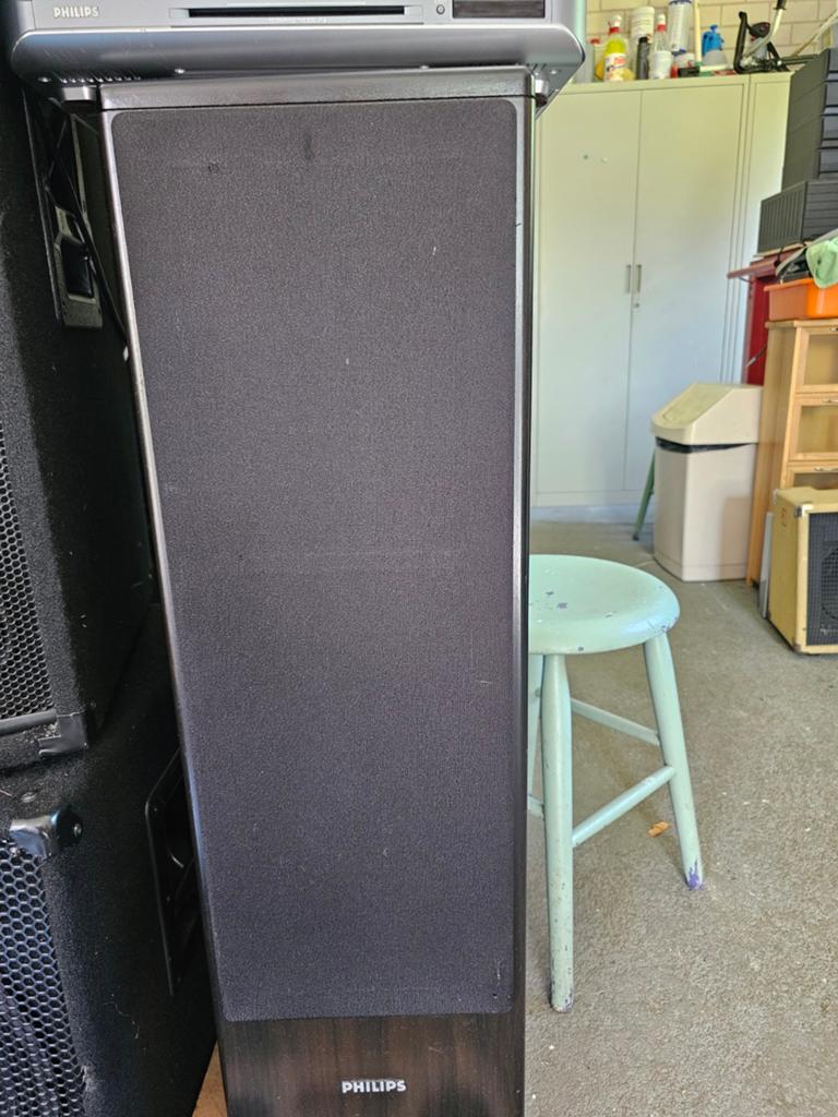 Philips FB820 luidsprekers, Ophalen, Minder dan 60 watt, Front, Rear of Stereo speakers, Philips