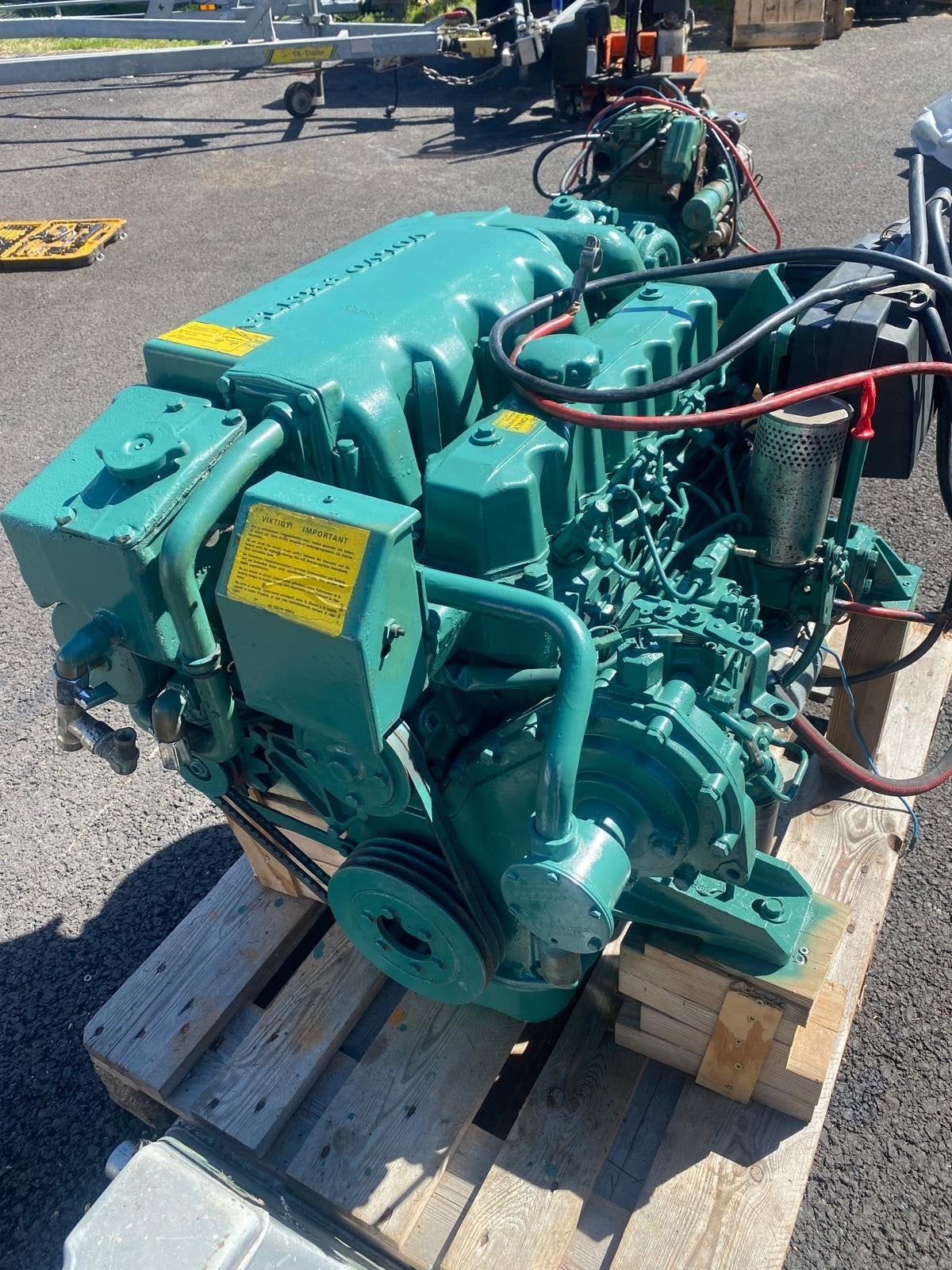 Volvo Penta TMD30 4 cilinder dieselmotor 90 pk, Watersport en Boten, Buiten- en Binnenboordmotoren, Ophalen of Verzenden, Gebruikt