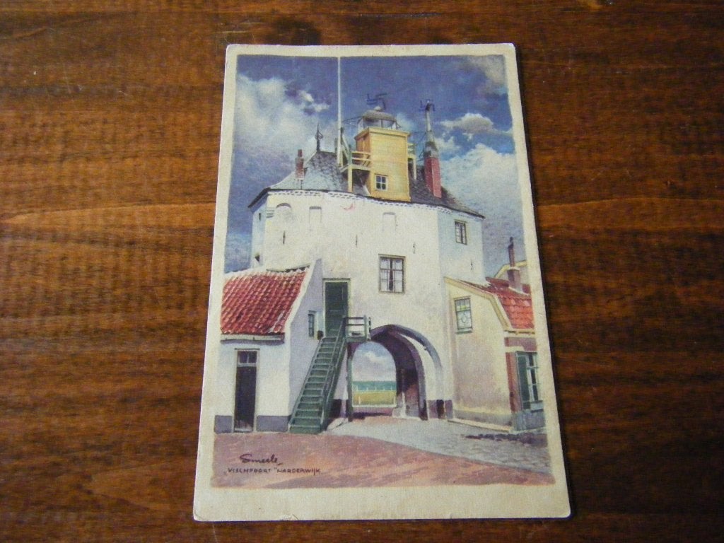 A40 - Harderwijk - Vischpoort - 1945 - Mooi/Oud, Ophalen of Verzenden, 1940 tot 1960, Gelderland