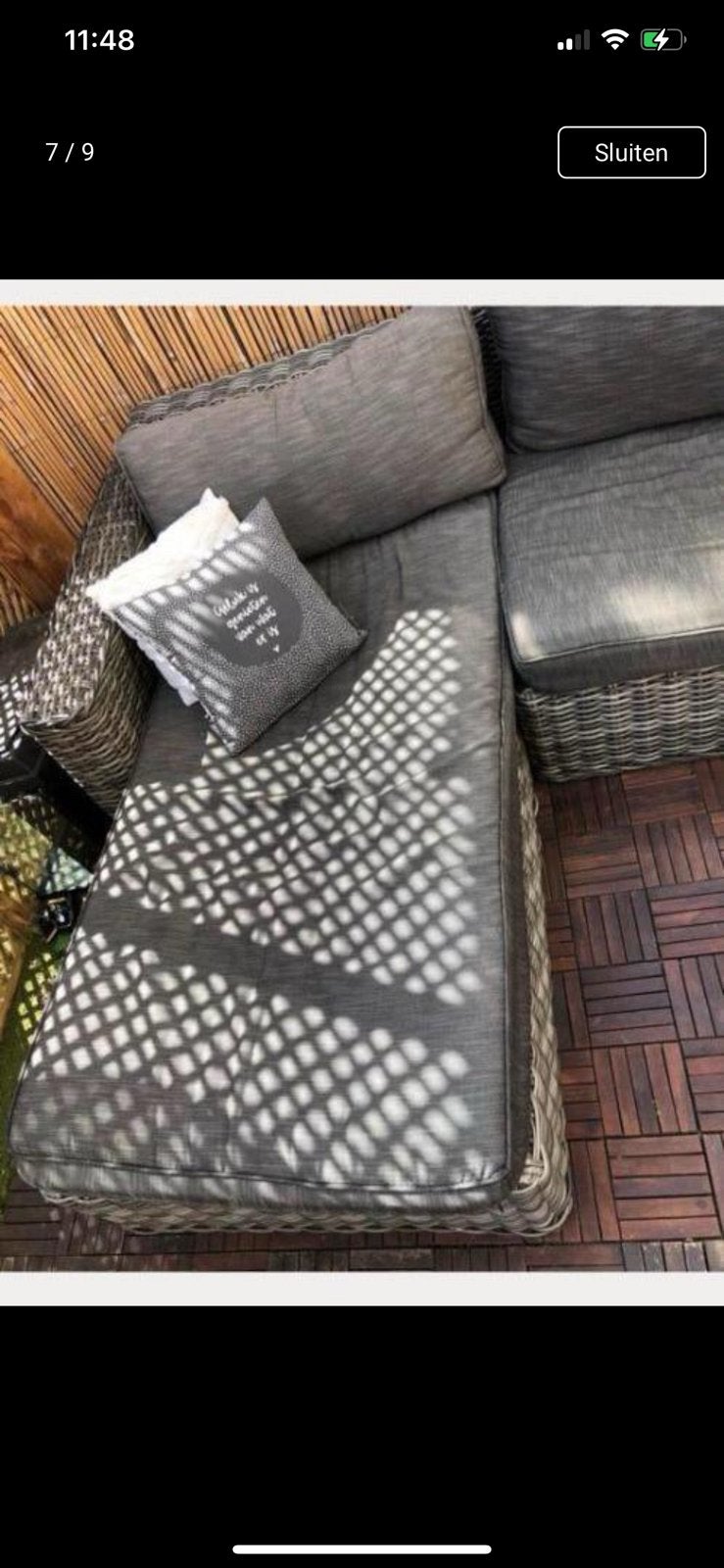 Oude tuinset, Tuin en Terras, Tuinsets en Loungesets, Ophalen, Zo goed als nieuw