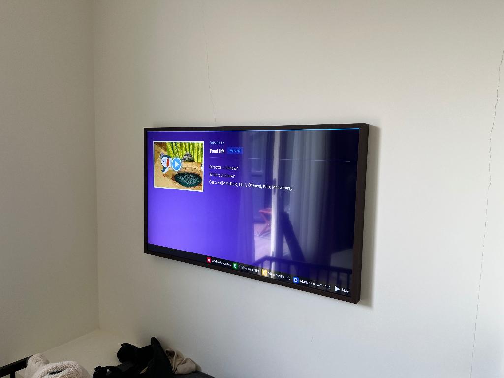 Samsung the frame 43 inch tv walnoot, Ophalen, QLED, 50 Hz, Zo goed als nieuw