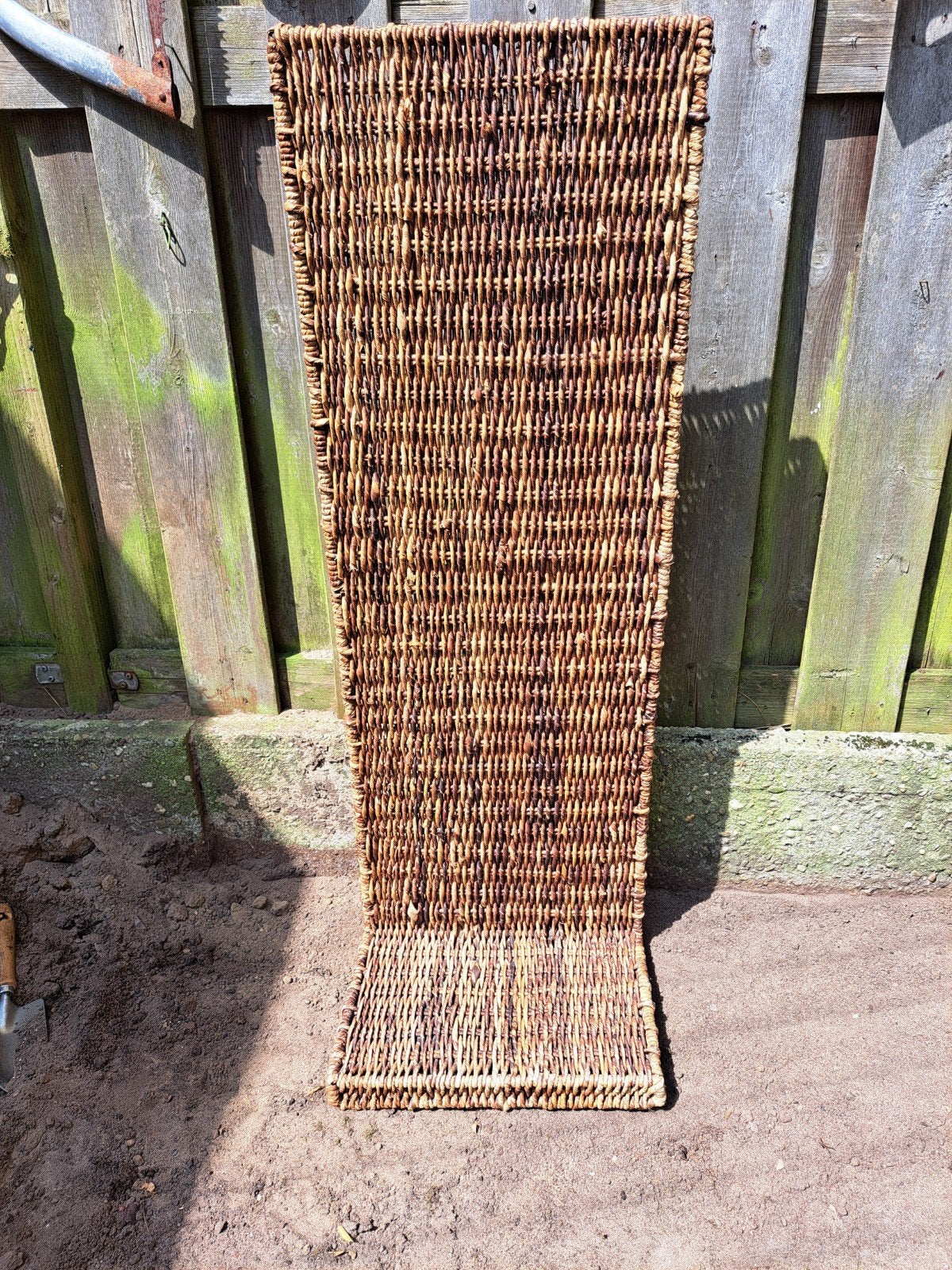 mooie grote stevige rieten staand / wand decoratie 3 stuks z, Ophalen, Zo goed als nieuw