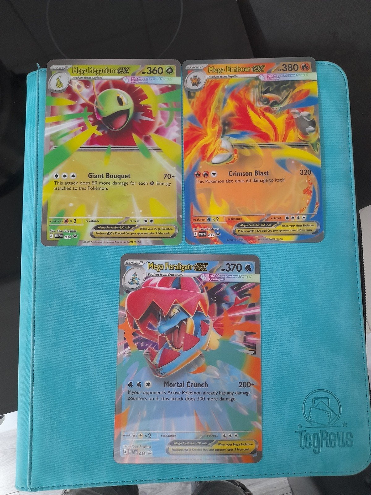 Mega Pokémon EX Kaarten: Meganium, Emboar, Feraligatr, Hobby en Vrije tijd, Verzamelkaartspellen | Pokémon, Ophalen of Verzenden