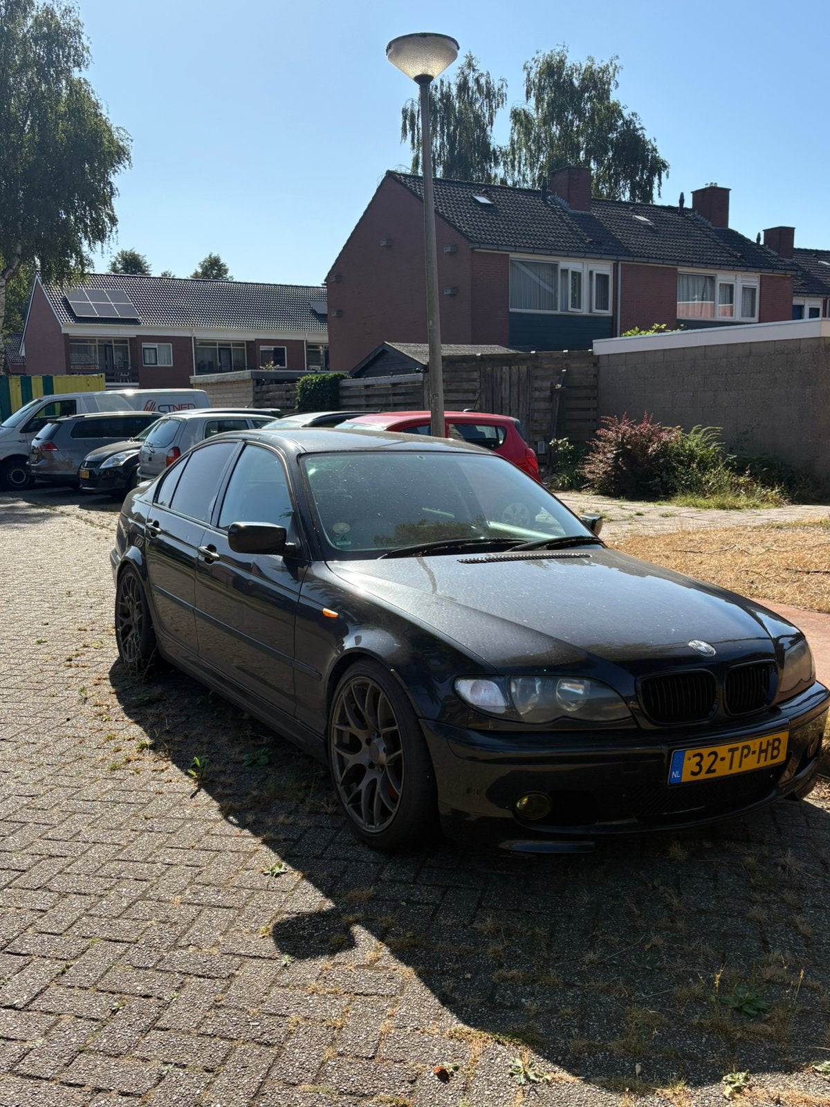 BMW 3-Serie 320 2003 Zwart, Auto's, 2171 cc, Zwart, 75 €/maand, Particulier