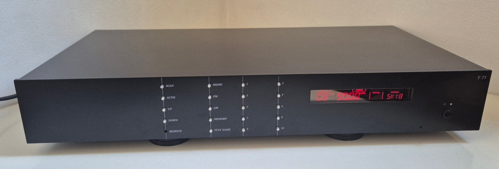 Zeldzame zwarte duson t75 tuner audioanalyse high end, Ophalen of Verzenden