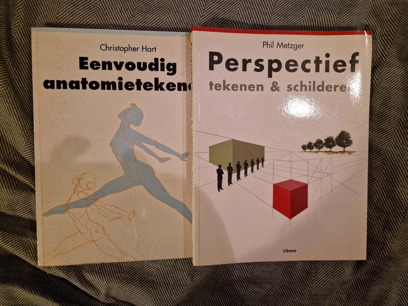 Tekenboeken: Anatomie & Perspectief (2 stuks), Ophalen of Verzenden, Gebruikt, Boek of Gids